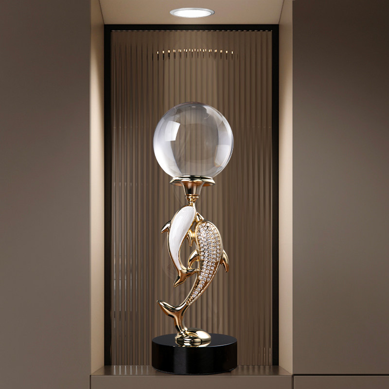 入户玄关装饰玻璃球摆件现代轻奢高档大气上档次创意柜客厅高级感,家居饰品,装饰摆件,淘宝优惠券,粉丝福利购,淘宝优惠卷