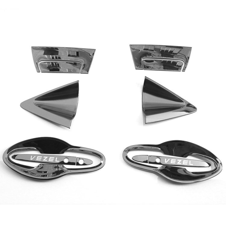 适用15-2021款本田XRV拉手贴门碗缤智门把手门腕专用改装饰保护贴