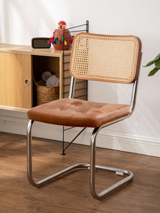 藤椅斯堪的纳维亚实木家居设计师餐椅中世纪椅流行咖啡馆酒店休闲