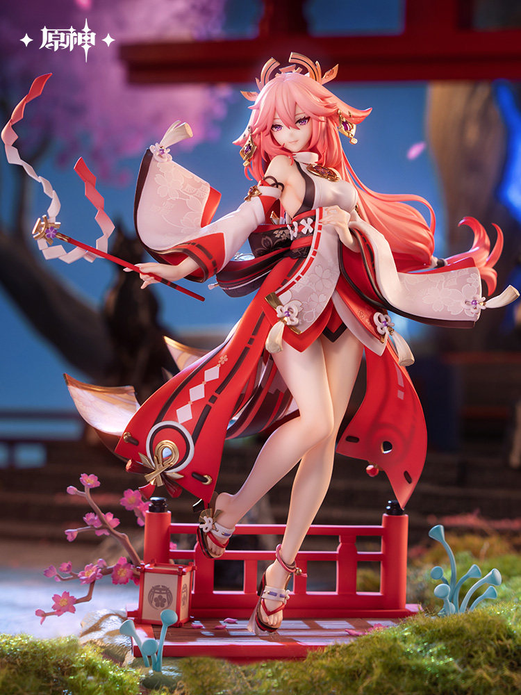 【原神官方/全款】八重神子·浮世笑百姿Ver.1/7手办 Genshin