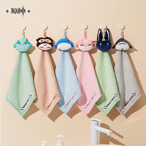 原神官方提瓦特动物园挂式毛巾