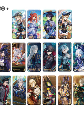 【原神官方】原神主题系列方形徽章 绮良良 妮露  Genshin