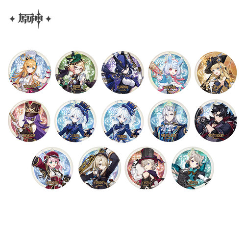 原神枫丹廷主题系列人物徽章