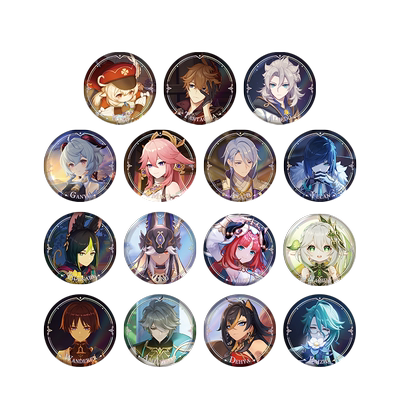 原神角色PV系列徽章官方周边