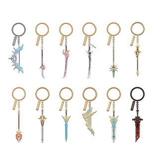 【原神官方】神铸赋形系列武器金属挂件 原神周边 Genshin