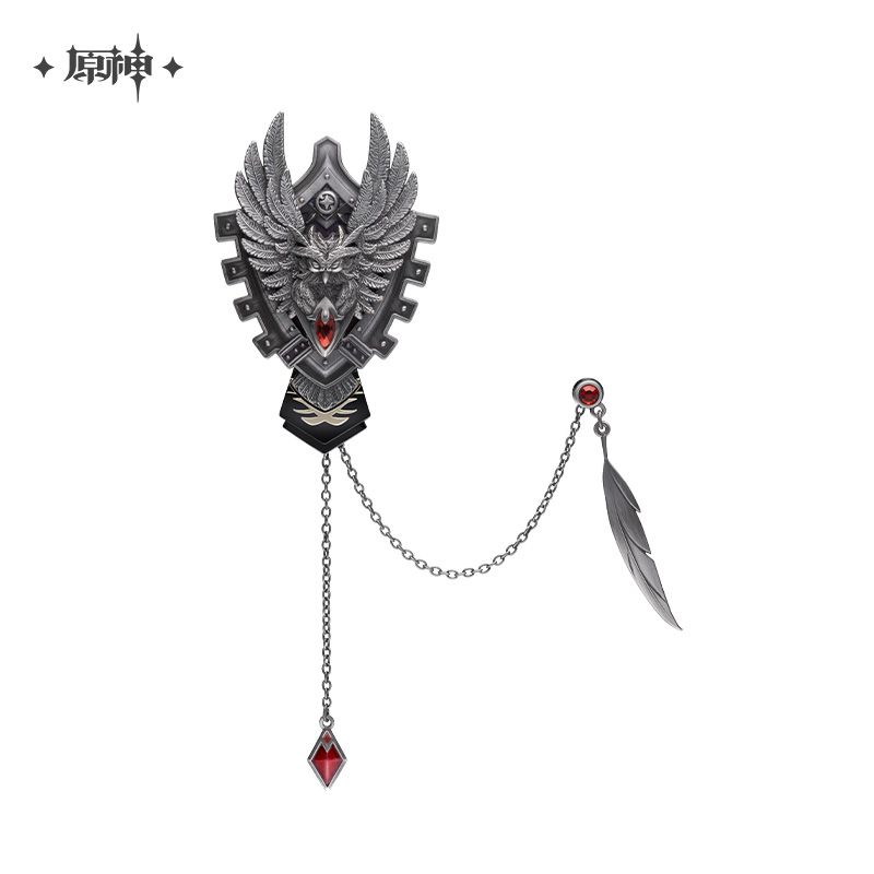 thumbnail for [Genshin Impact Official] Bright Night Banquet Series Diluc Stand Photo Frame Movable Badge Genshin