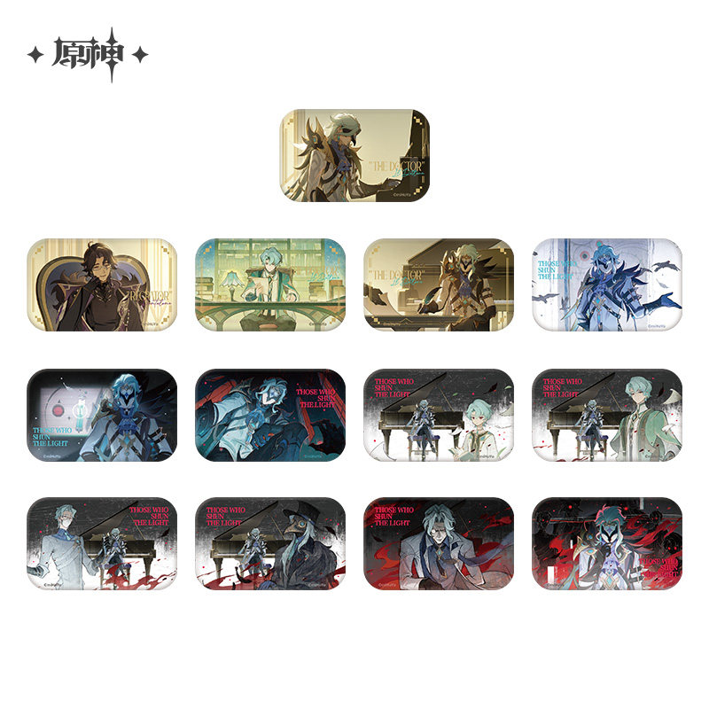 thumbnail for [Genshin Official] Non-Light Series Badge Blind Box Dotore Pantalone Genshin