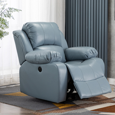 时尚头等舱单人沙发椅科技布真皮功能沙发影院R美甲店沙发休闲沙