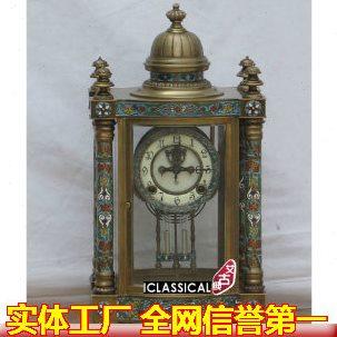 钟表 仿古钟表 欧式钟表 古典钟表 机械座钟 珐琅四明钟,家居饰品,座钟,淘宝优惠券,粉丝福利购,淘宝优惠卷