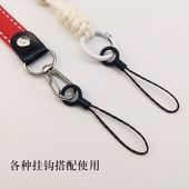 手机小绳头耐用加固硬塑吊绳接头尼龙鱼丝线小细绳配件通用挂绳头手机挂绳双圈小绳子加粗DIY挂链短绳飞机扣