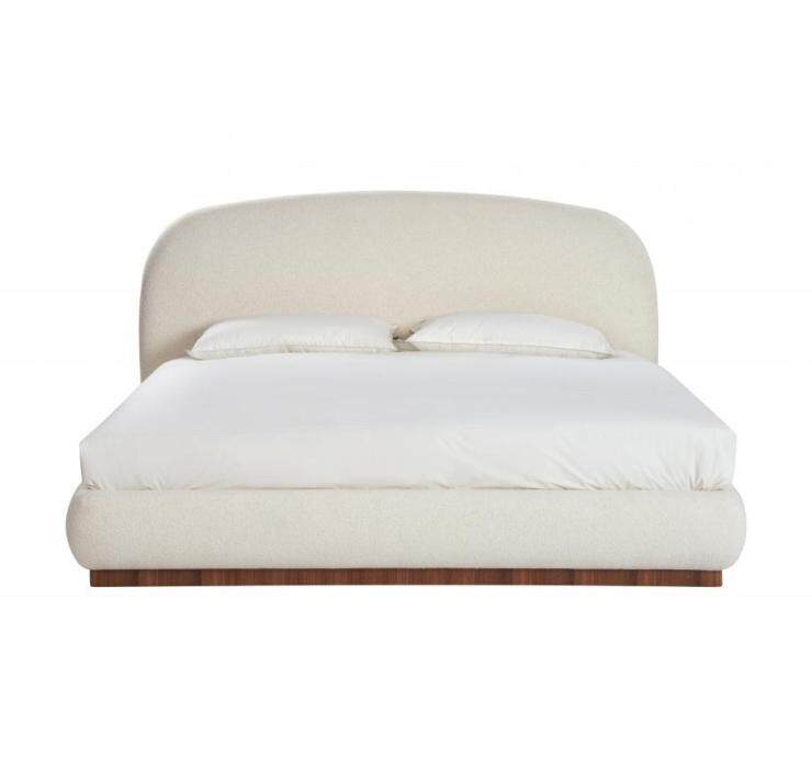 美克美式奶油风复古床意式极简美家艺床现代简约主卧双人床定制