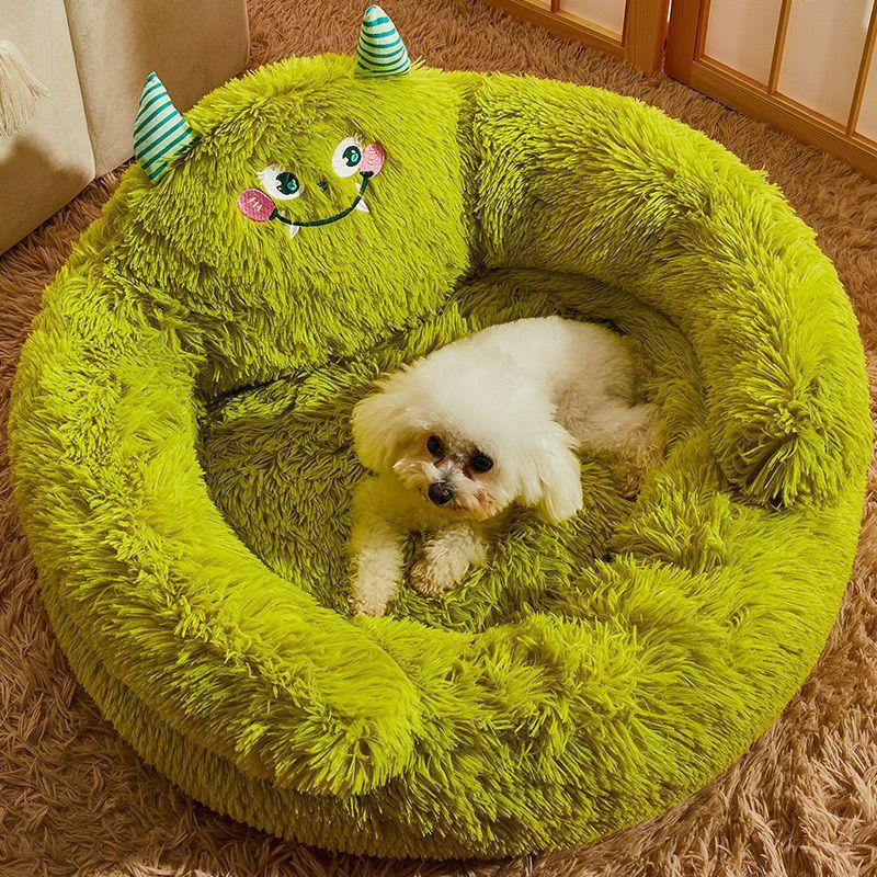 狗窝冬季保暖狗床中小型犬泰迪窝冬款猫窝四季通用狗睡垫宠物用品
