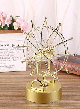 创意金属摩天轮永动机工艺品家居桌面装饰品摆件办公礼品玄关摆设