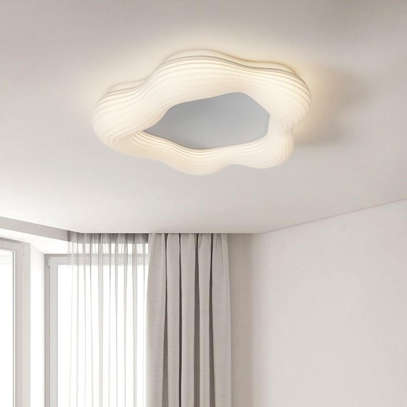 全光谱吸顶灯护眼led简约奶油风灯具2023年新款房间防蓝光卧室灯