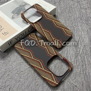 Fqo 适用于iQOO15手机壳碳纤维纹理图案爱酷iqoo15赤蛇权杖上下不包边镜头大孔散热PC硬壳高级感肤感磨砂潮流