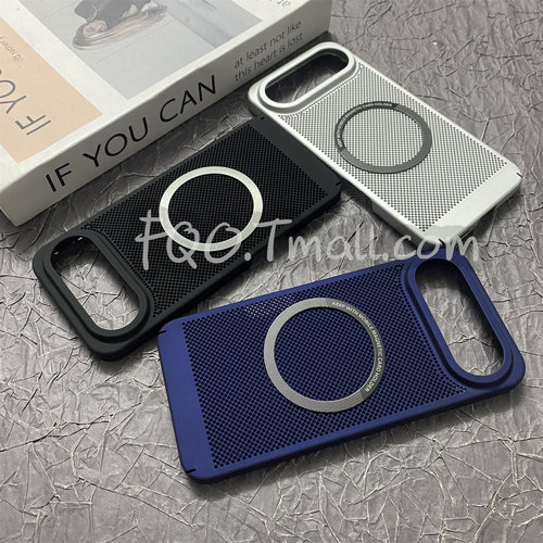 Fqo 适用荣耀Honor500手机壳创意全包荣耀500pro防摔新款超轻薄高级感冰感镂空透气散热大孔时尚男女生小众款