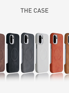 Fqo 秋冬绒底羊巴皮磁吸适用一加ACE6T手机壳1+ace5pro半包ace5竞速高级一加12保护套1+15商务13t防摔ace3硬