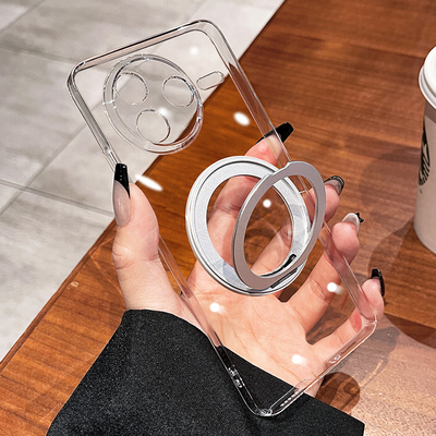 【360°支点壳】适用红米k80pro手机壳k60至尊版k50镜头全包k40防摔k30磁吸支架透明超薄磨砂高级感男女硬壳