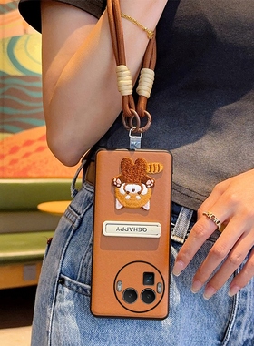 适用realme真我gt8手机壳刺绣猫白色支架高级皮套gt8pro个性时尚奢华简约超薄镜头全包防摔保护套