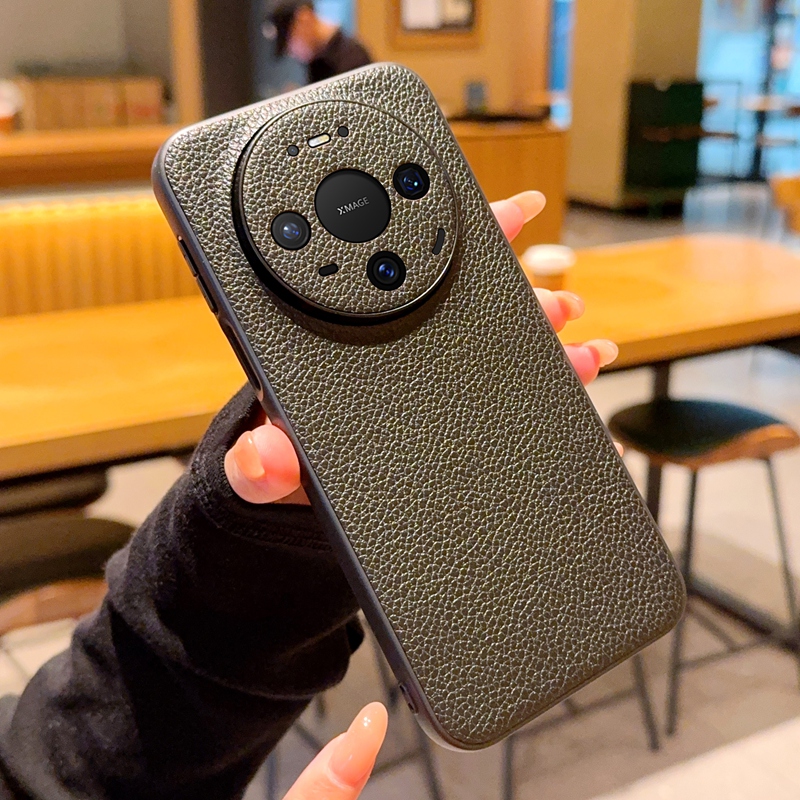 适用华为mate80手机壳高级肤感荔枝纹皮套mate80pro全包防摔mate80promax奢华简约个性时尚保护套