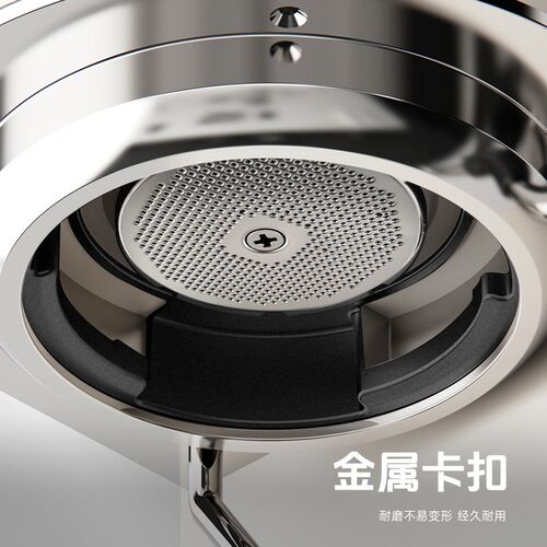 HiBREW半自动咖啡机家用双锅炉设计 H13不锈钢材质触控萤幕操作