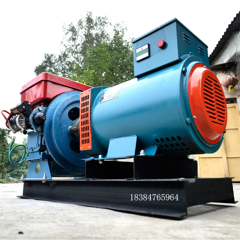 柴油直连发电机水冷单缸发电机组小型柴油发电机家用220V三相380V
