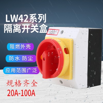 SFD11负荷隔离开关盒LW30户外防水密封LW42电源切断LW26转换开关