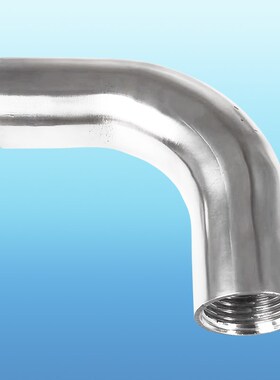 单卡内丝弯头304不锈钢卫生级快装90度内牙弯头卡箍式内丝弯管