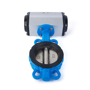 软密封球磨gt阀门dn50 16对夹式 气动乙丙不锈钢蝶阀D6m71XP