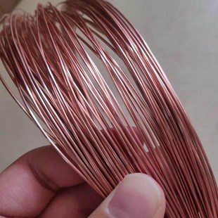 铜线镀锡t2丝线纯铜线轴装红铜丝高导电紫铜线软铜丝半硬纯铜紫铜