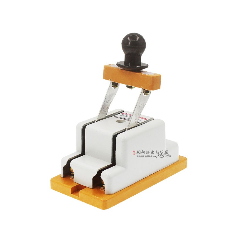 单相闸刀开关HD11F-100/28单投 隔离开关2P 防误刀开关100A加厚铜