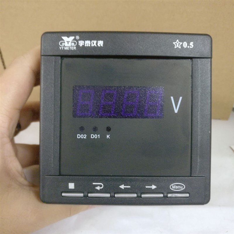 宇泰仪表 96款智能数显单相q交流表电压YT194U-9V1 电流YT194I-9V