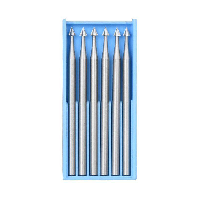 电动铣刀钨钢核雕刀牙机雕刻刀磨头精雕微雕刀木工工具钻孔伞针