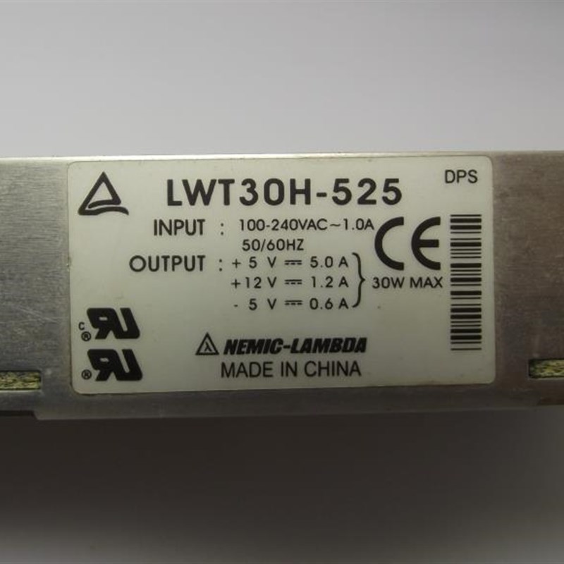 TDK-LAMBDA开关电源LWT30H-525 DC+5V5A+12V1.2A-5V0.6A