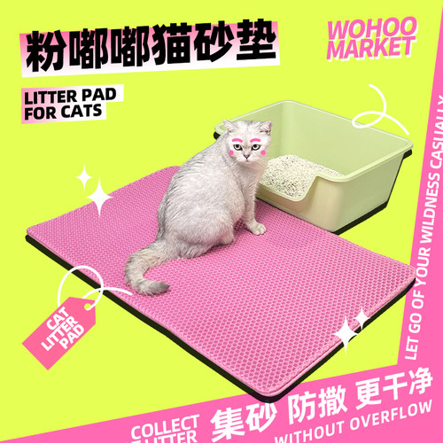 双层猫砂垫防带砂可回收