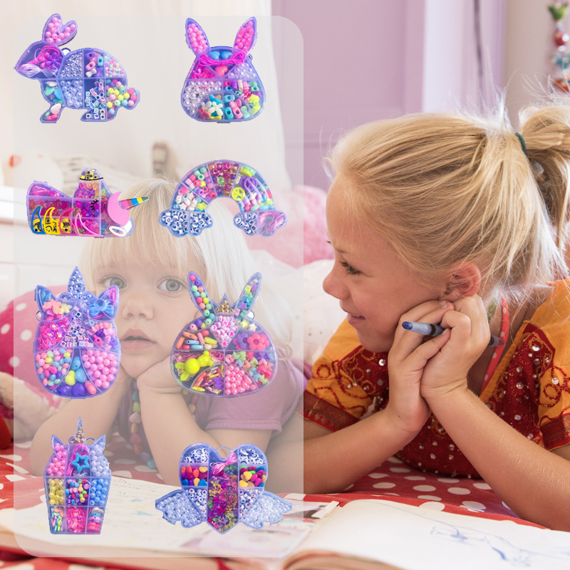 通用场景 diy children's beaded educational toy handmade neck