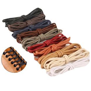 Leather shoes casual shoes Doc Martens waxed rope strap