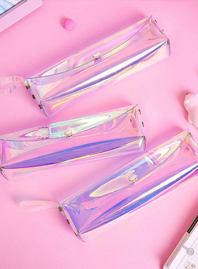 PVC Transparent Beauty Organizer Pouch Bag Lady Make Up Pouc