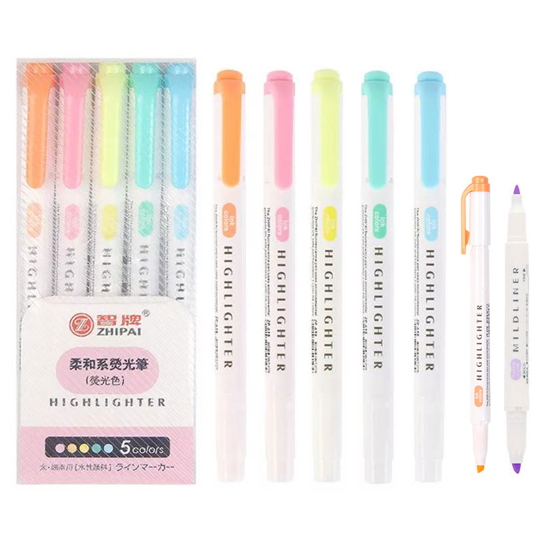 lor Manga Markers Midliner Pastel highlighter set Stationery