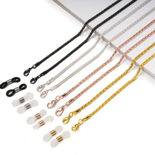 itation Pearl Beaded Lanyard Glasses Chain Mask Hanging Rope