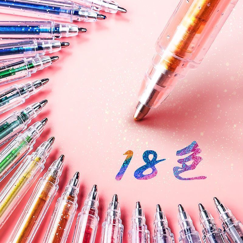 Highlighter neutral pen painting hand ledger for core 18 col