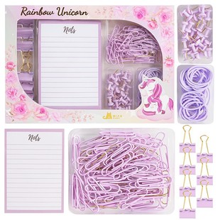 Macaron paper stapler horizontal thread this pushpin set