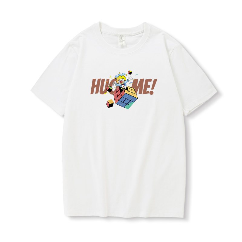 短袖纯棉面料时尚百搭潮流