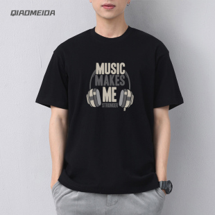 女款 男款 体恤纯棉重磅宽松潮 复古怀旧乐队T恤短袖 vintage潮牌美式