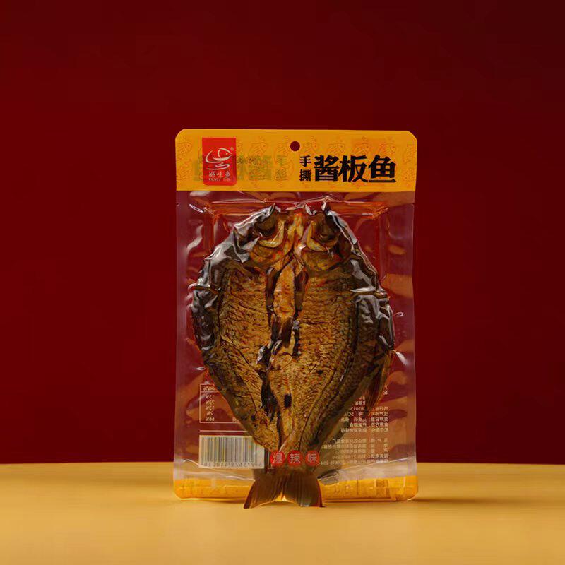 好味鱼手撕酱板鱼128g（湖南特产）辣味零食小吃即食休闲食品