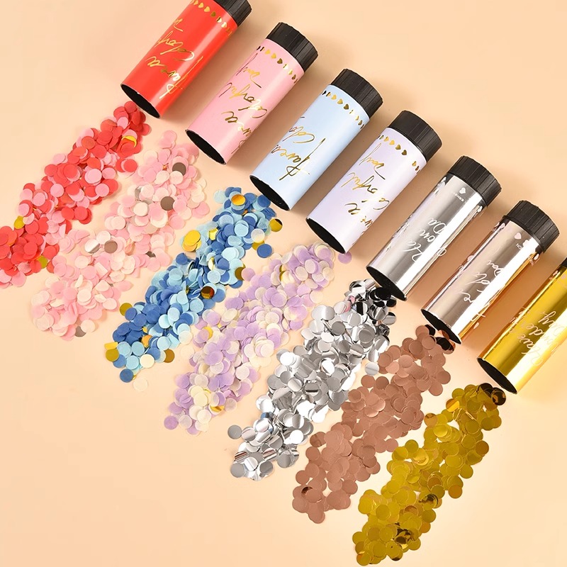 手拧小礼炮直播间礼花筒花瓣求结婚派对庆祝专用喷花酒吧氛围道具