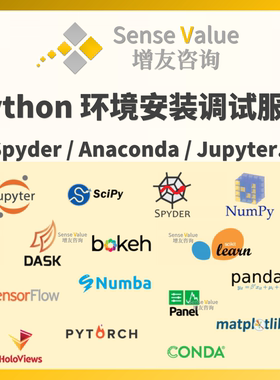 Python/Spyder/Anaconda/Jupyter软件远程安装配置问题解决培训