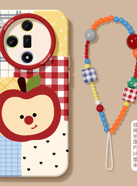 适用oppofindx8手机壳女款findx9pro保护套硅胶ultra全包防摔x7por磨砂外壳x6苹果拼色0pp0格子x8pro新款软壳