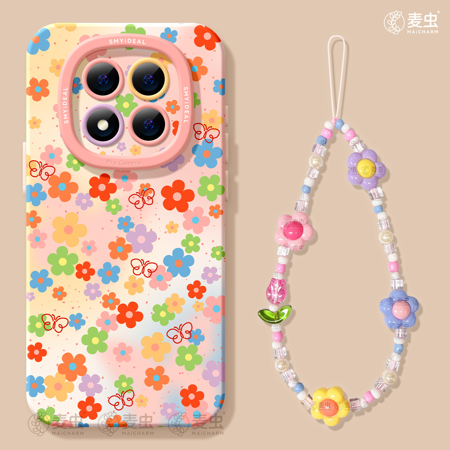 适用红米note15pro手机壳女款note14保护套小米高级note11pro硅胶防摔13por+全包redmi彩色12turbo软好看碎花