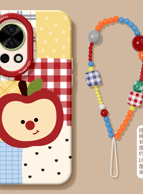 适用华为nova14手机壳女款nova13pro保护套全包novo12硅胶9防摔8磨砂7se活力版6苹果11格子ultra拼色hi软外壳